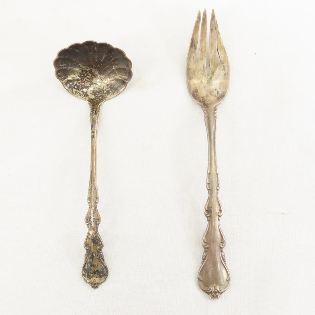 Sterling Serving Pieces & Candle Snuffer - 12