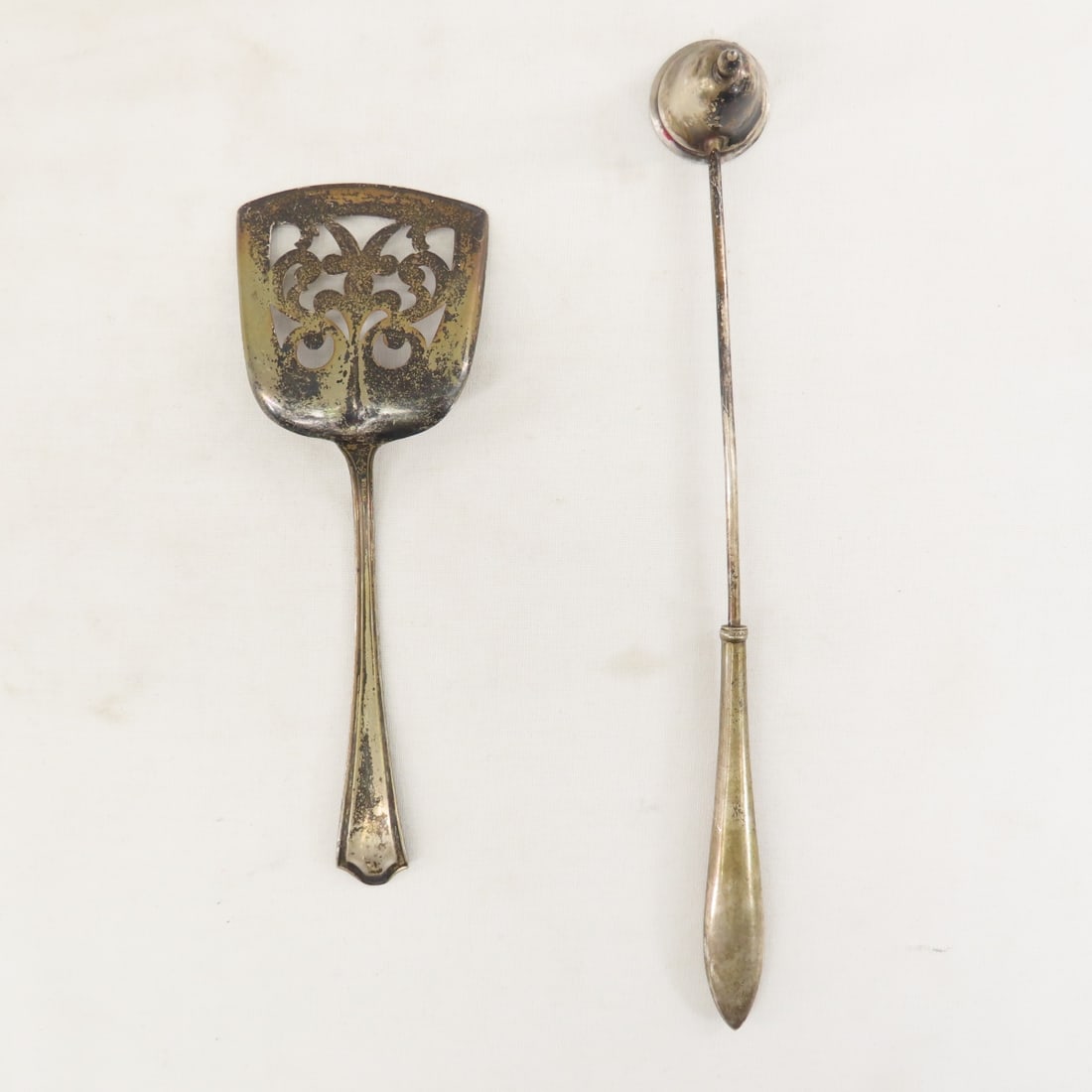 Sterling Serving Pieces & Candle Snuffer - 4