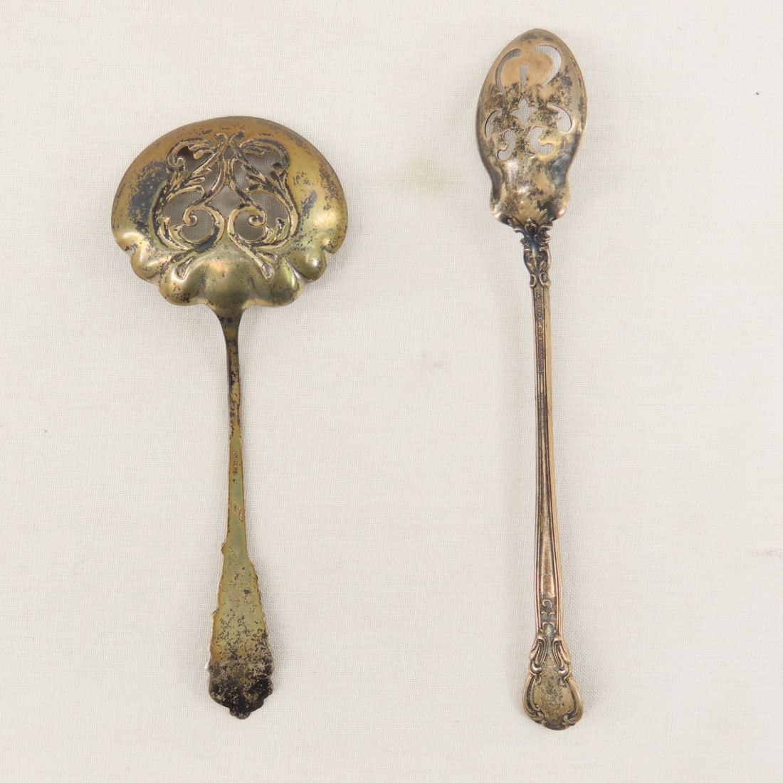 Sterling Serving Pieces & Candle Snuffer - 9
