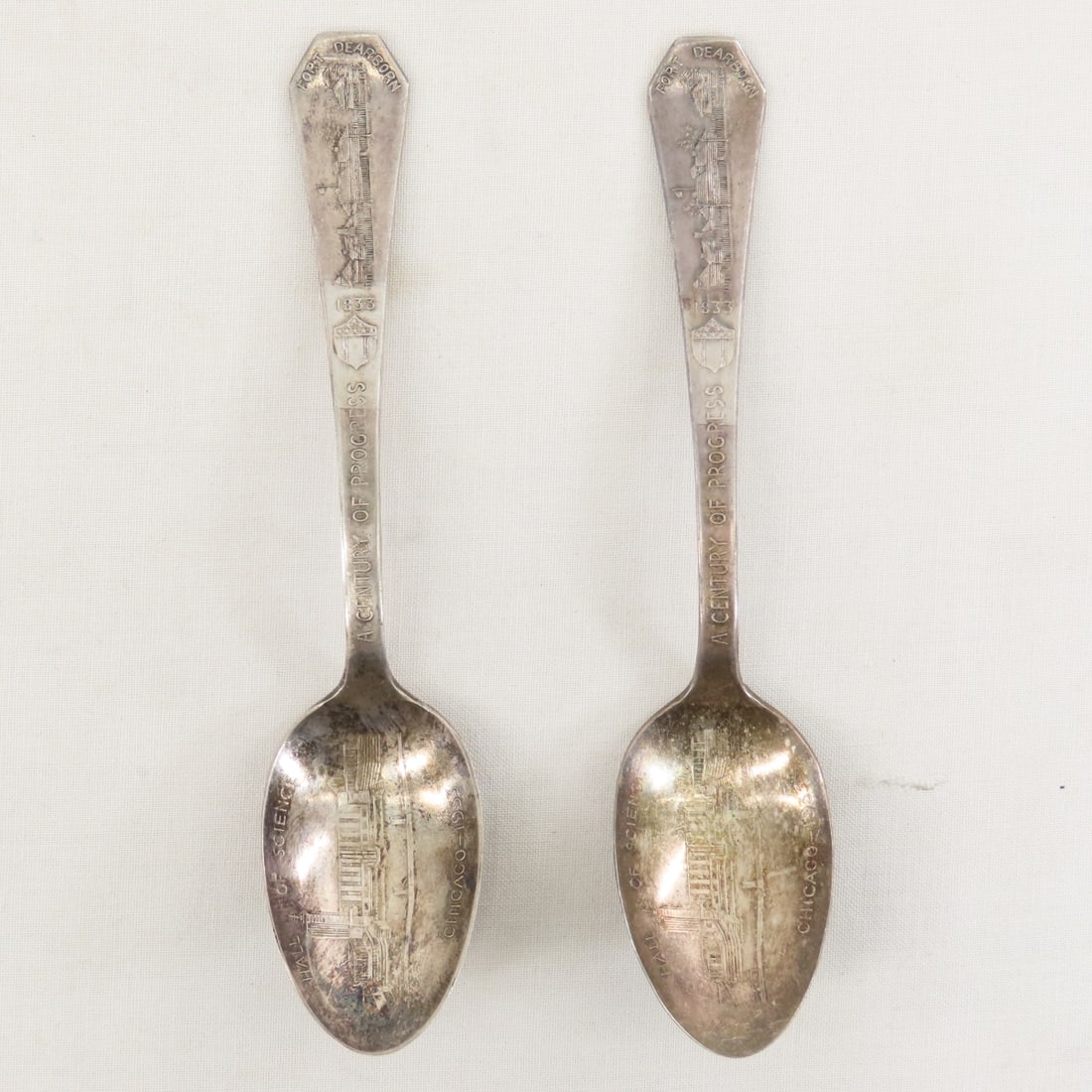 1964 NY World Fair Sterling Spoon & More - 11
