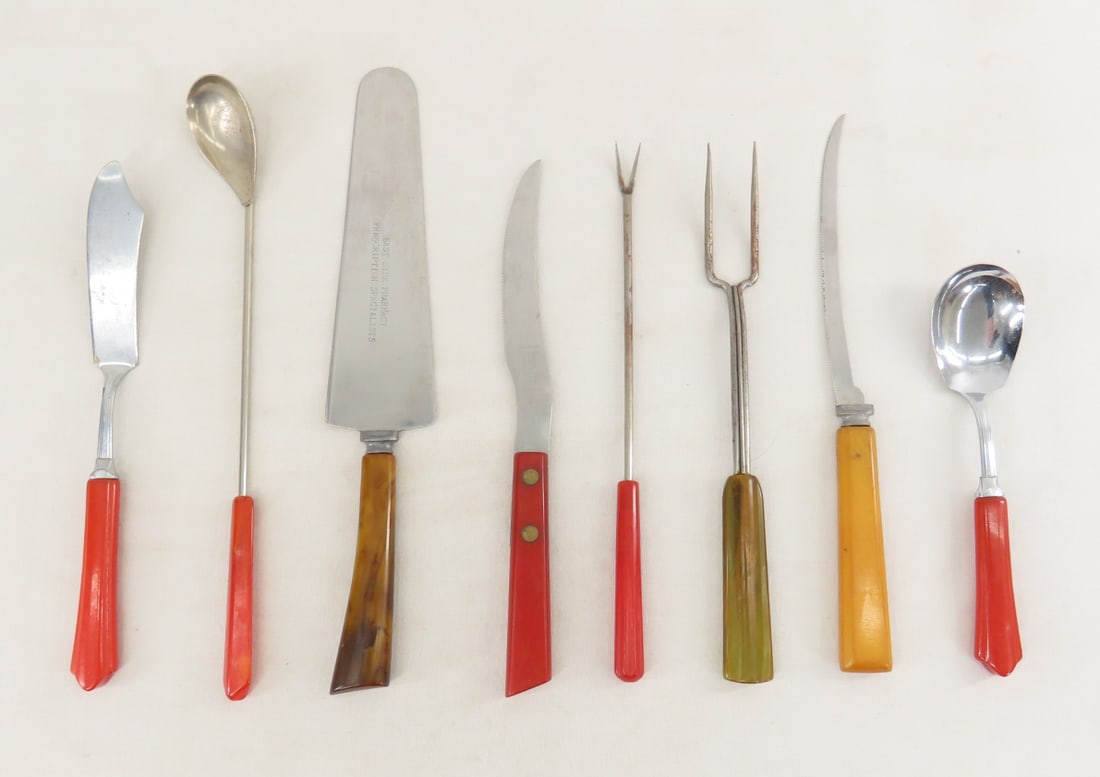 Bakelite Handled Flatware & Serving Utensils (1 of 12)