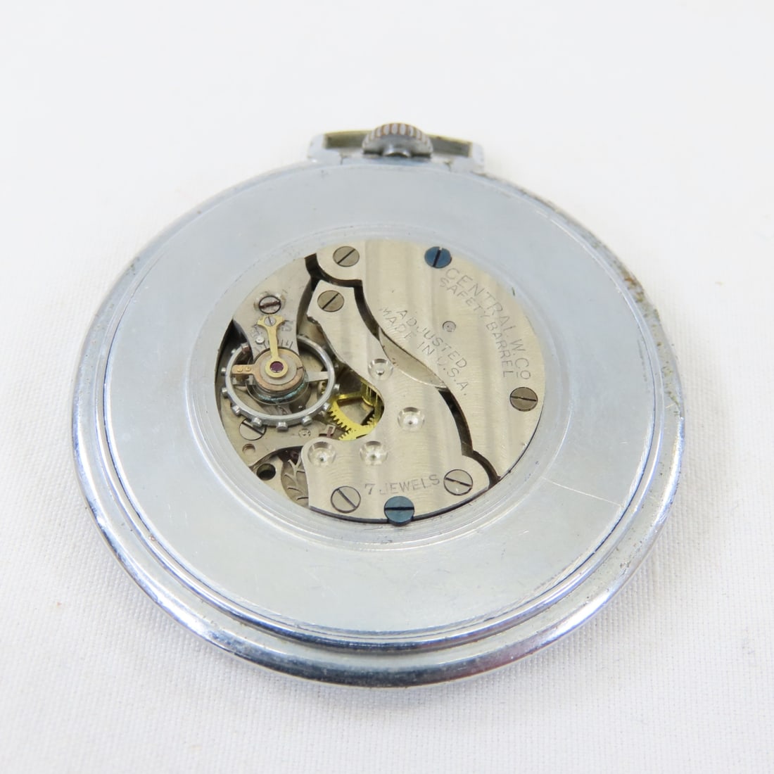 US Tire Gauge, Travel Clock & 2 Pocket Watches - 13