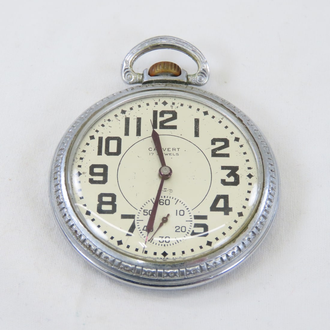 US Tire Gauge, Travel Clock & 2 Pocket Watches - 2