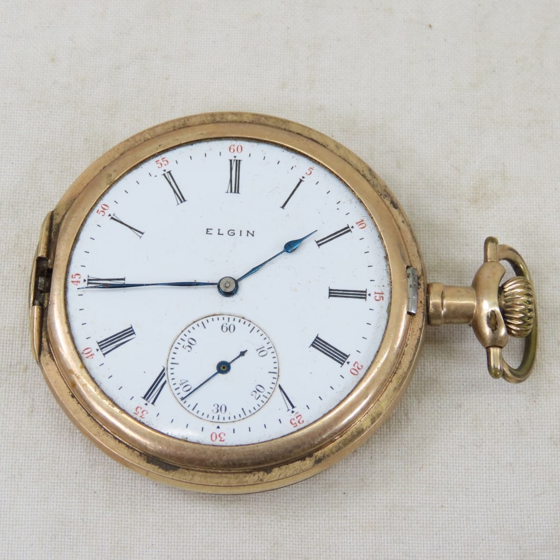 3 Elgin Pocket Watches for Parts or Repair - 10
