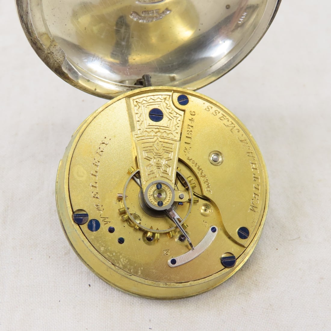 1883 Waltham Wm. Ellery Grade Pocket Watch - 7