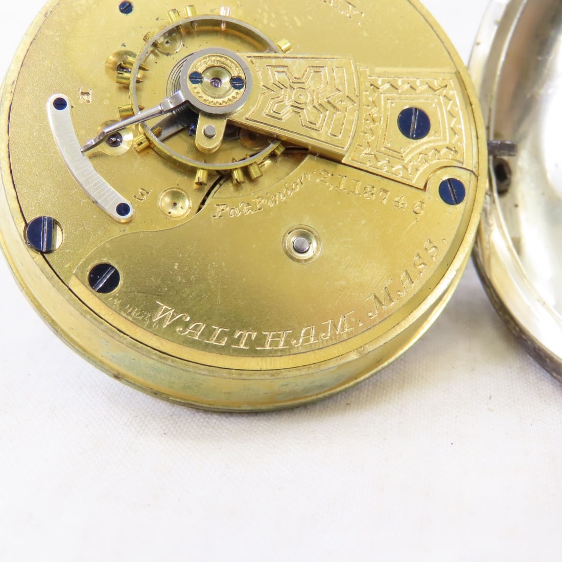 1883 Waltham Wm. Ellery Grade Pocket Watch - 8
