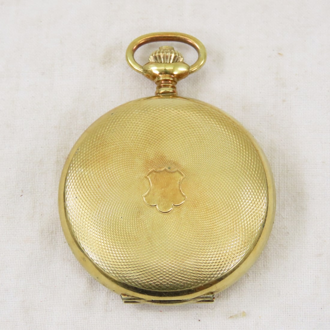 Gallet Racine Gold Plated Hunter Case Pocket Watch - 3