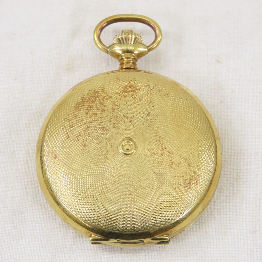 Gallet Racine Gold Plated Hunter Case Pocket Watch - 4