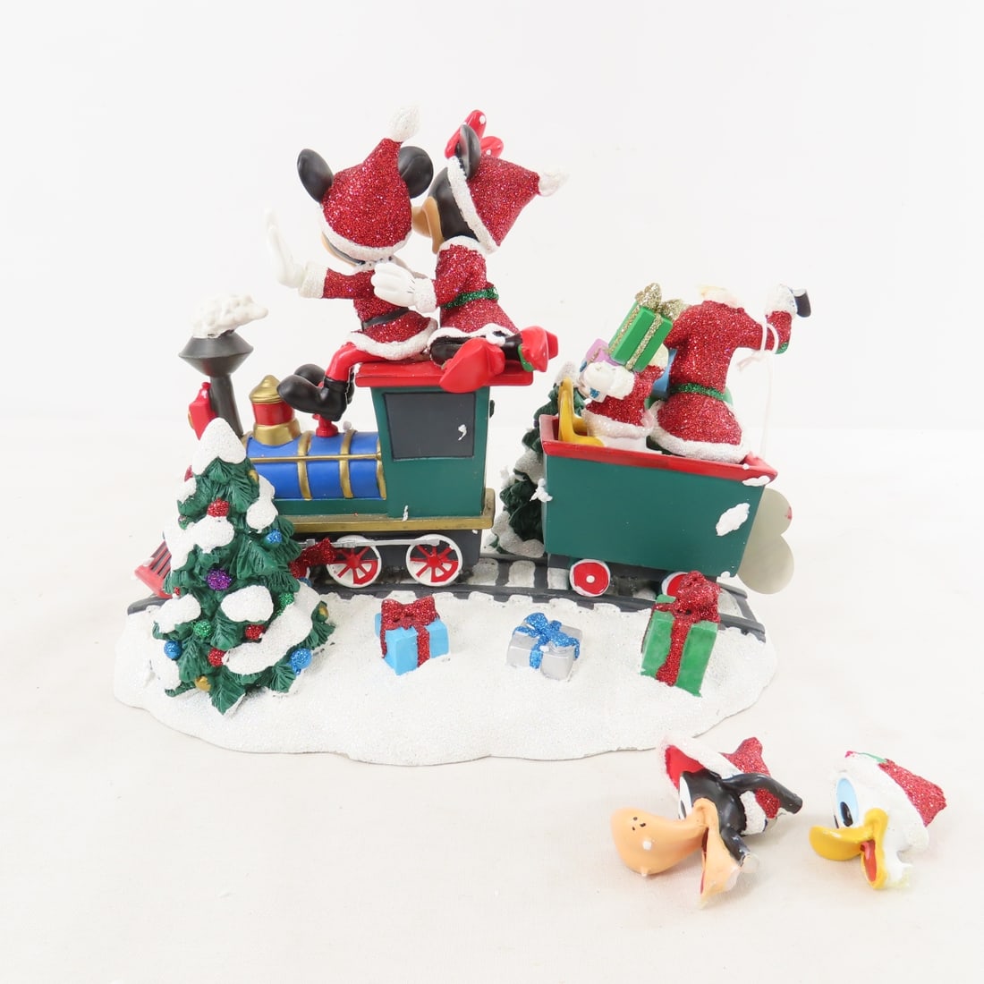 Disney Parks Santa Mickey Train Figure & More - 10