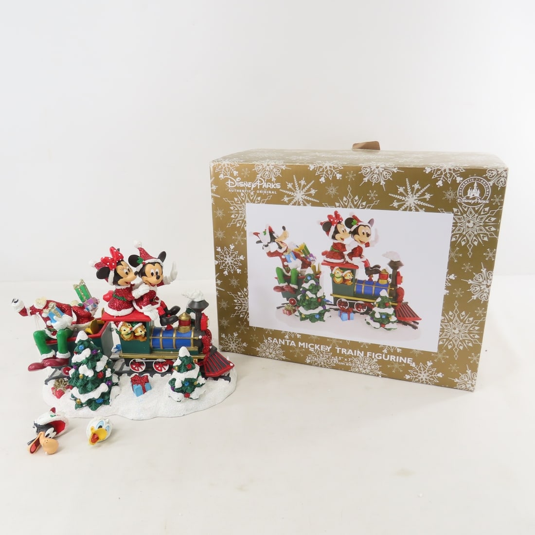 Disney Parks Santa Mickey Train Figure & More - 8