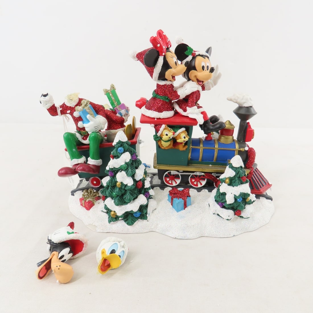 Disney Parks Santa Mickey Train Figure & More - 9