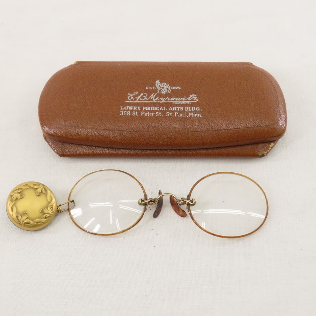 3 Pairs Eyeglasses with Cases & Opticians Mirror - 15