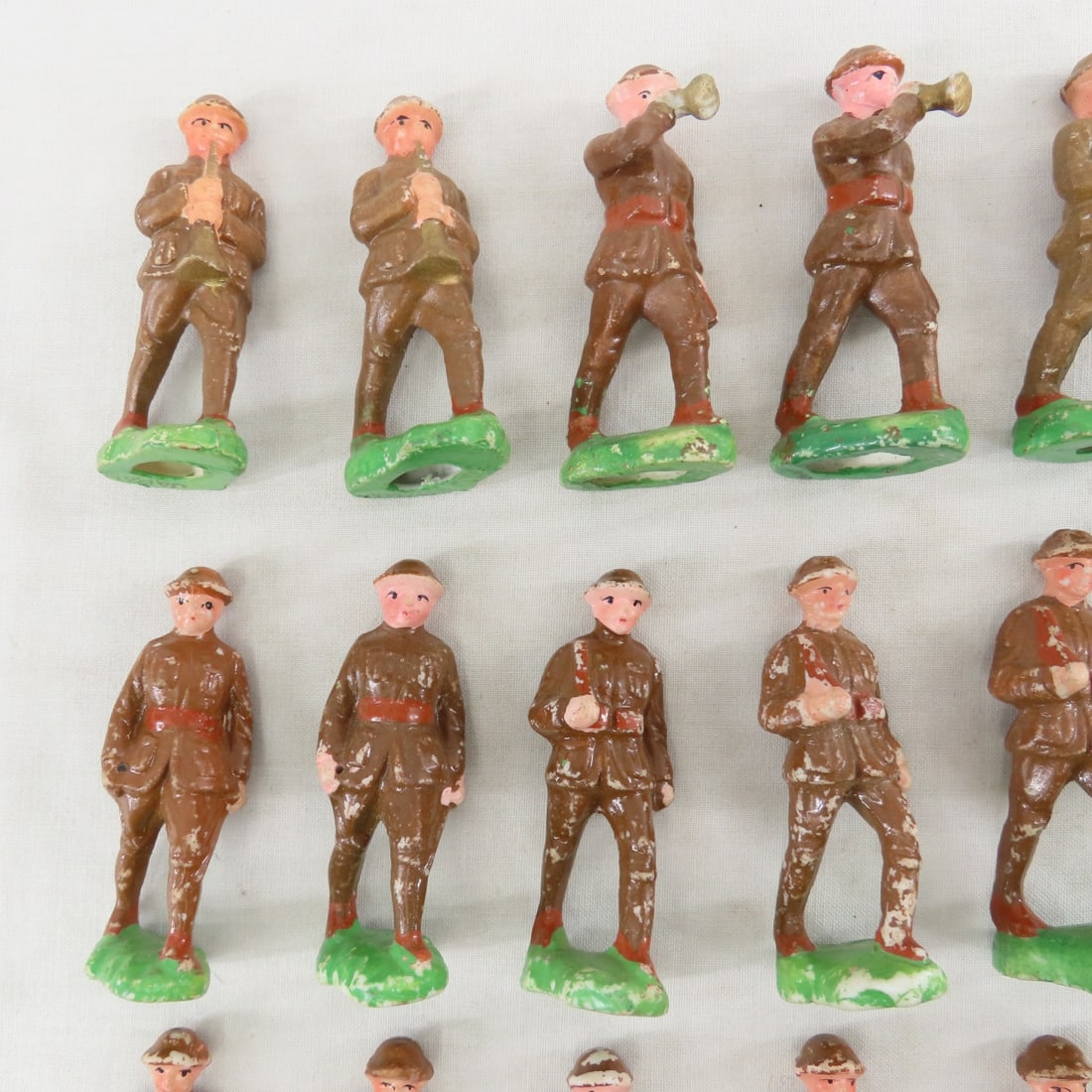 Ceramic Army Figurines- Made in Japan - 5
