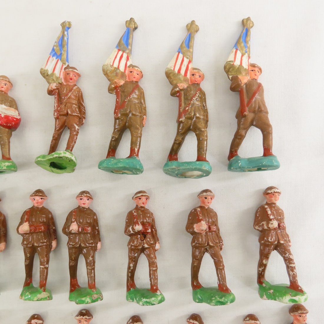 Ceramic Army Figurines- Made in Japan - 7
