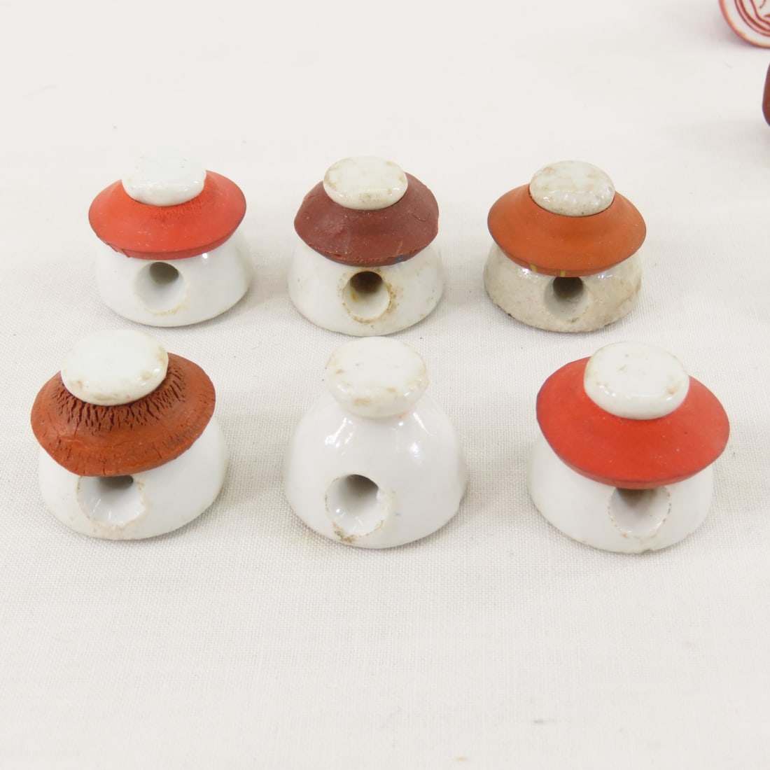 22 Porcelain Beer Bottle Caps & Schlitz Match Safe - 12
