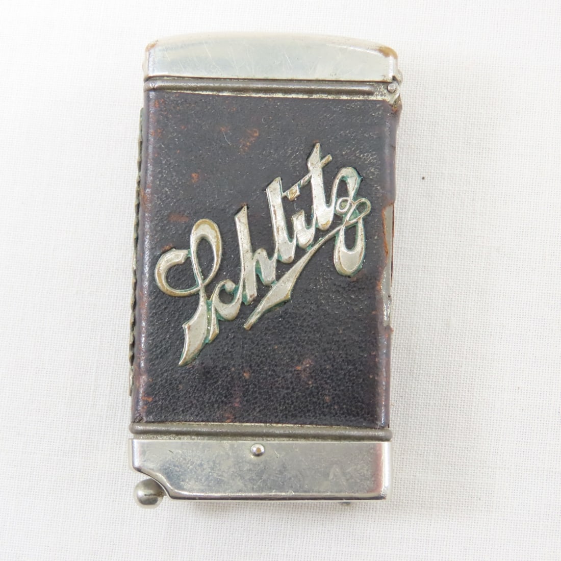 22 Porcelain Beer Bottle Caps & Schlitz Match Safe - 3