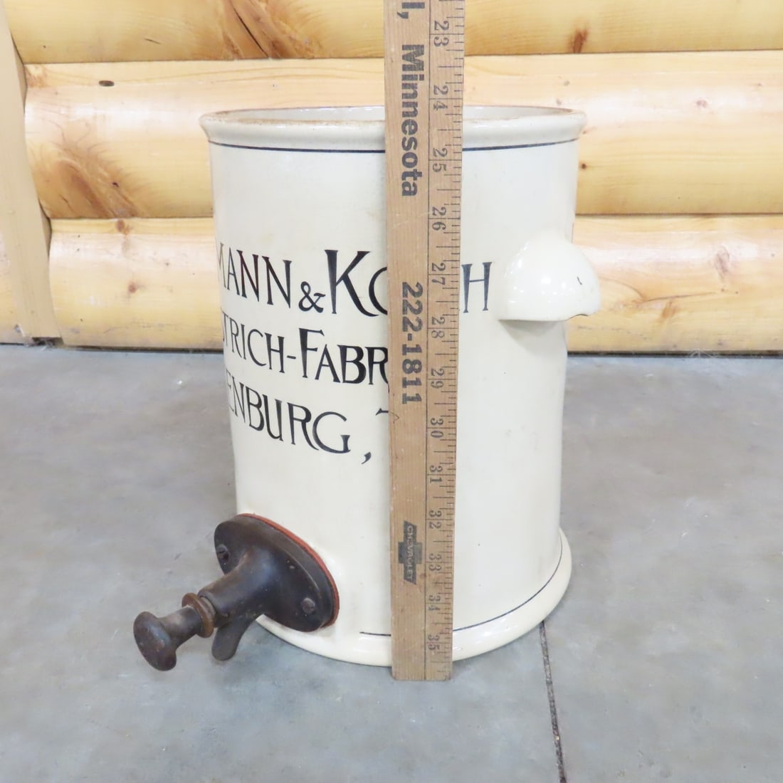 Antique German Uhlemann & Koch Mustard Dispenser - 18
