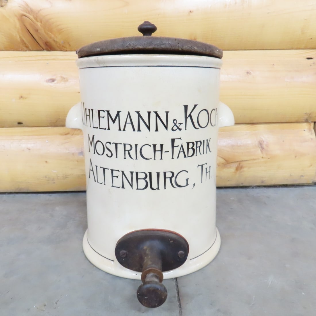 Antique German Uhlemann & Koch Mustard Dispenser (1 of 19)