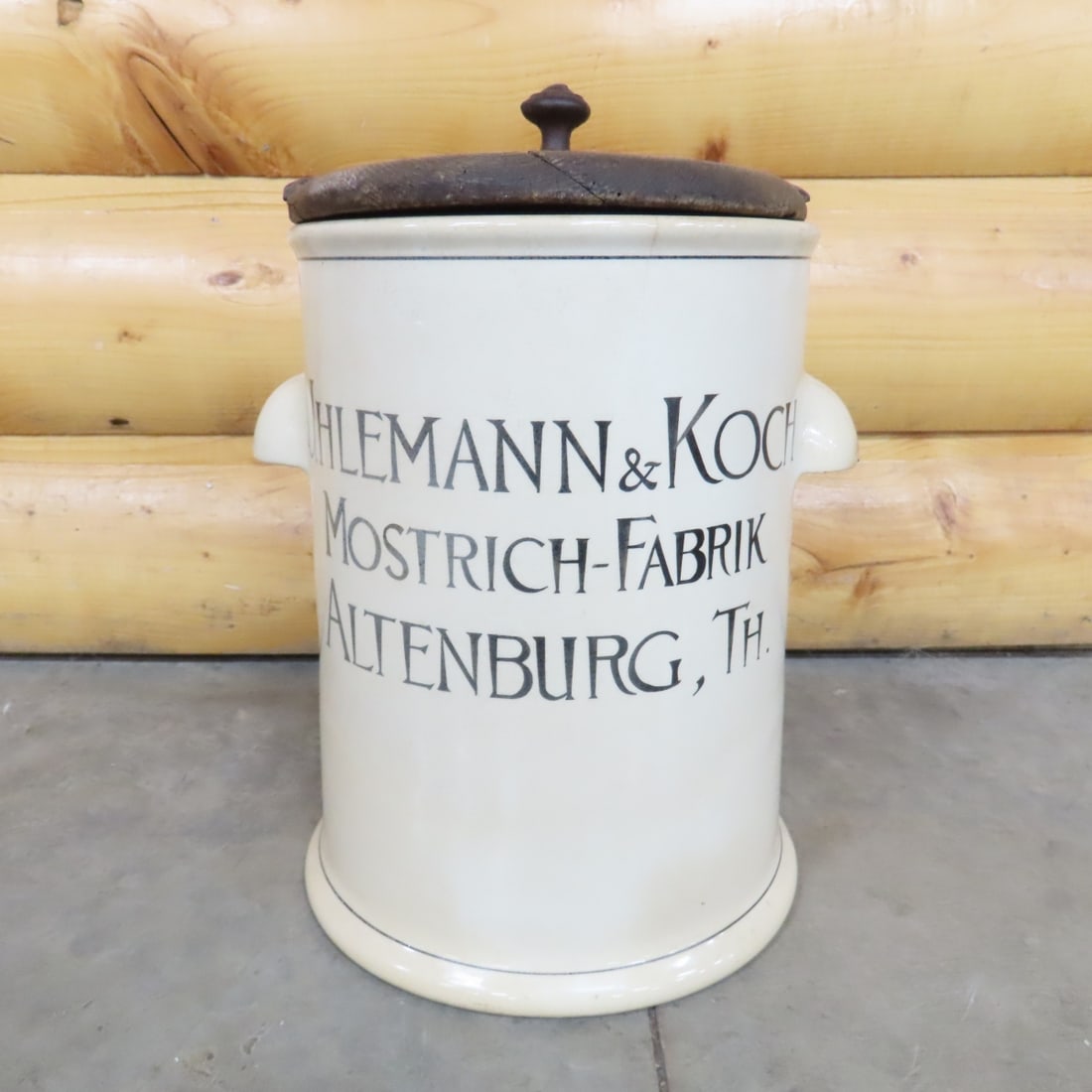 Antique German Uhlemann & Koch Mustard Dispenser - 3