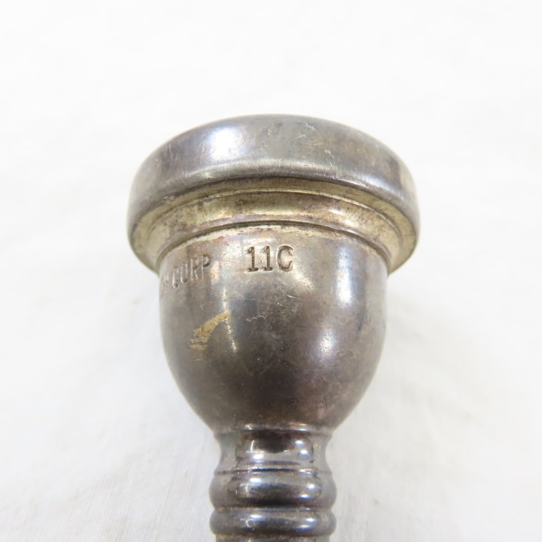 3 Vintage Trombone Mouthpieces, Bach 11C & 12C - 5