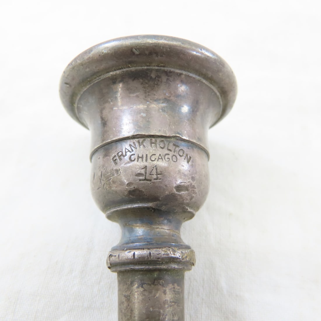 3 Vintage Trombone Mouthpieces, Bach 11C & 12C - 6