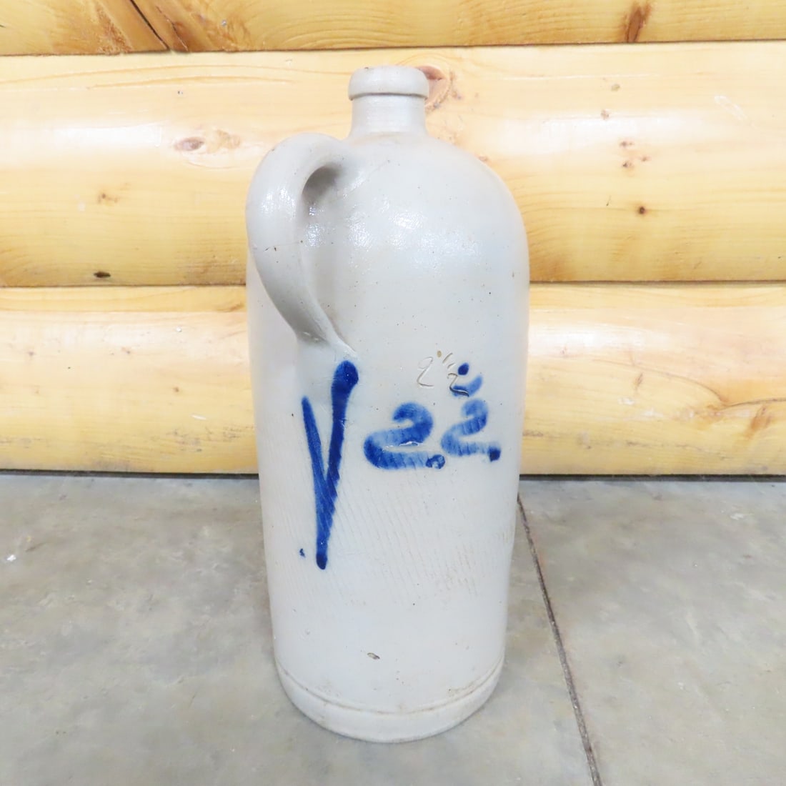 2 Vintage German Salt-Glazed Stoneware Jugs - 3