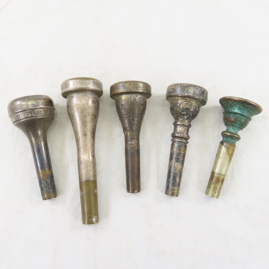 5 Vintage Trumpet Mouthpieces Old's 3, Bach 9C (1 of 11)