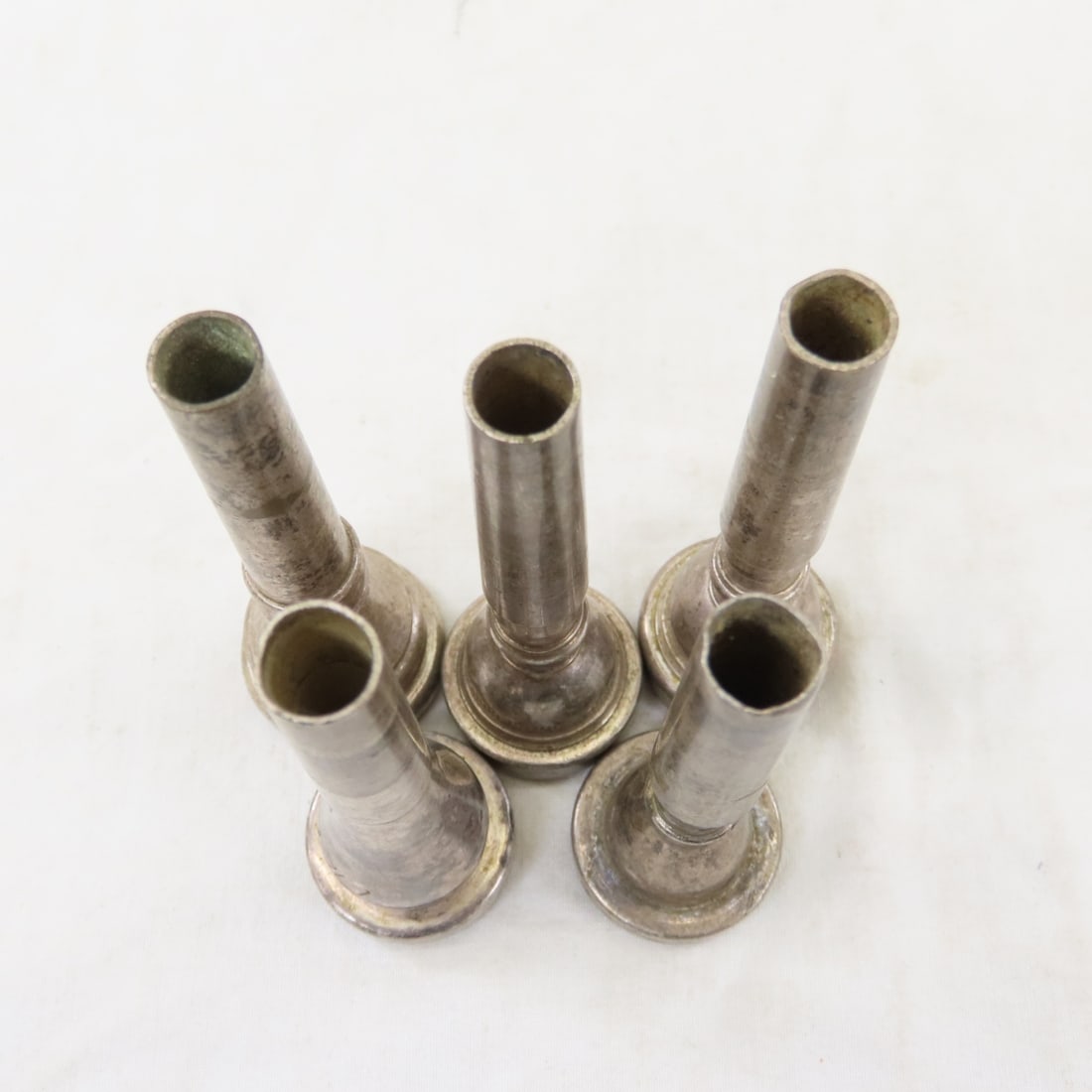 5 vintage Trumpet Mouthpieces Old's 7C, Bach 7C - 9