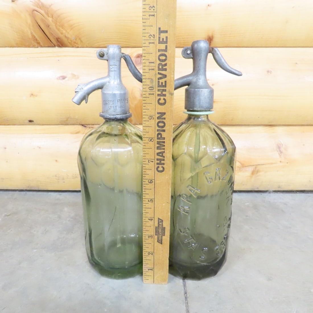 Vintage Romanian Apa Gazoasa Seltzer Bottles - 16