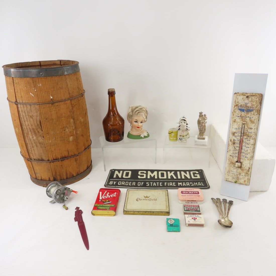 Antique Barrel, Thermometer & Collectibles (1 of 20)