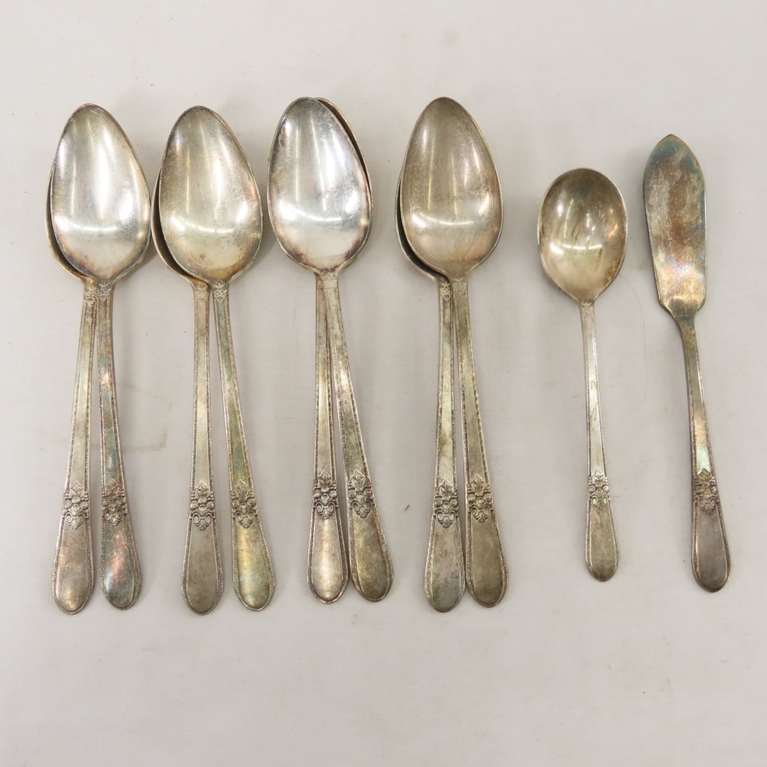 Rogers Bros. Adoration Silverplate Set for 8 - 9