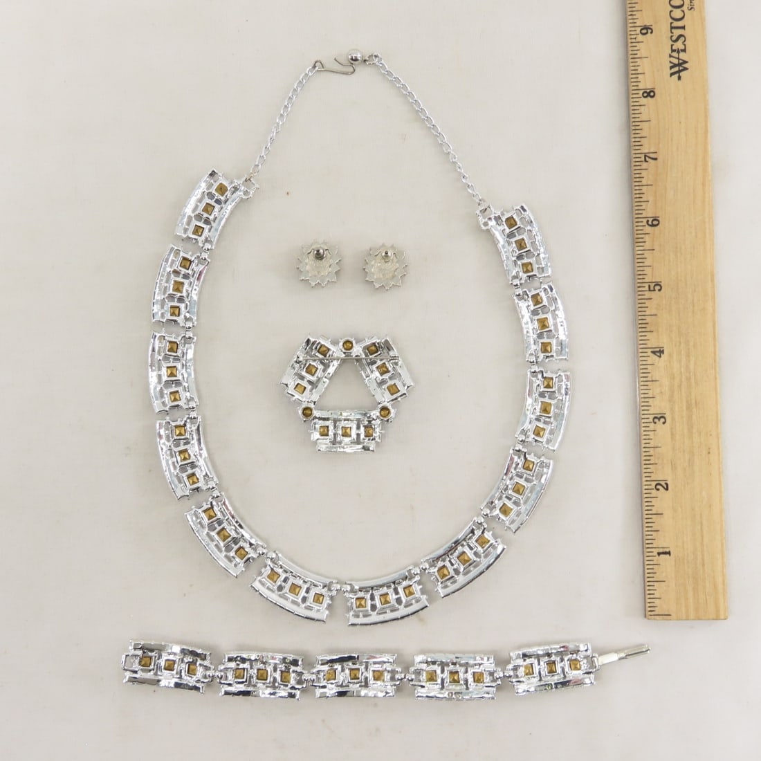 Vintage Faceted Glass Bead & Modern Jewelry - 11