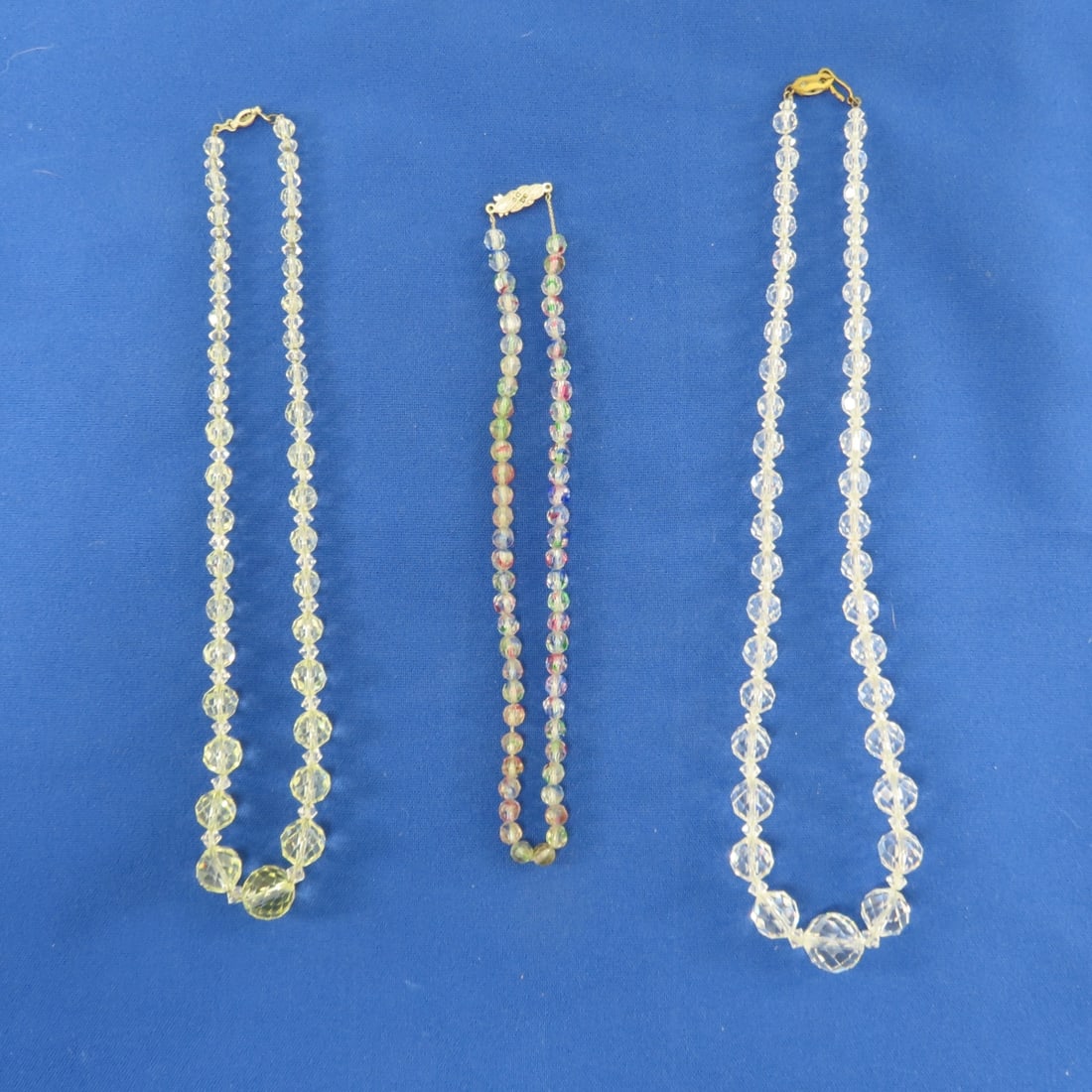 Vintage Faceted Glass Bead & Modern Jewelry - 15