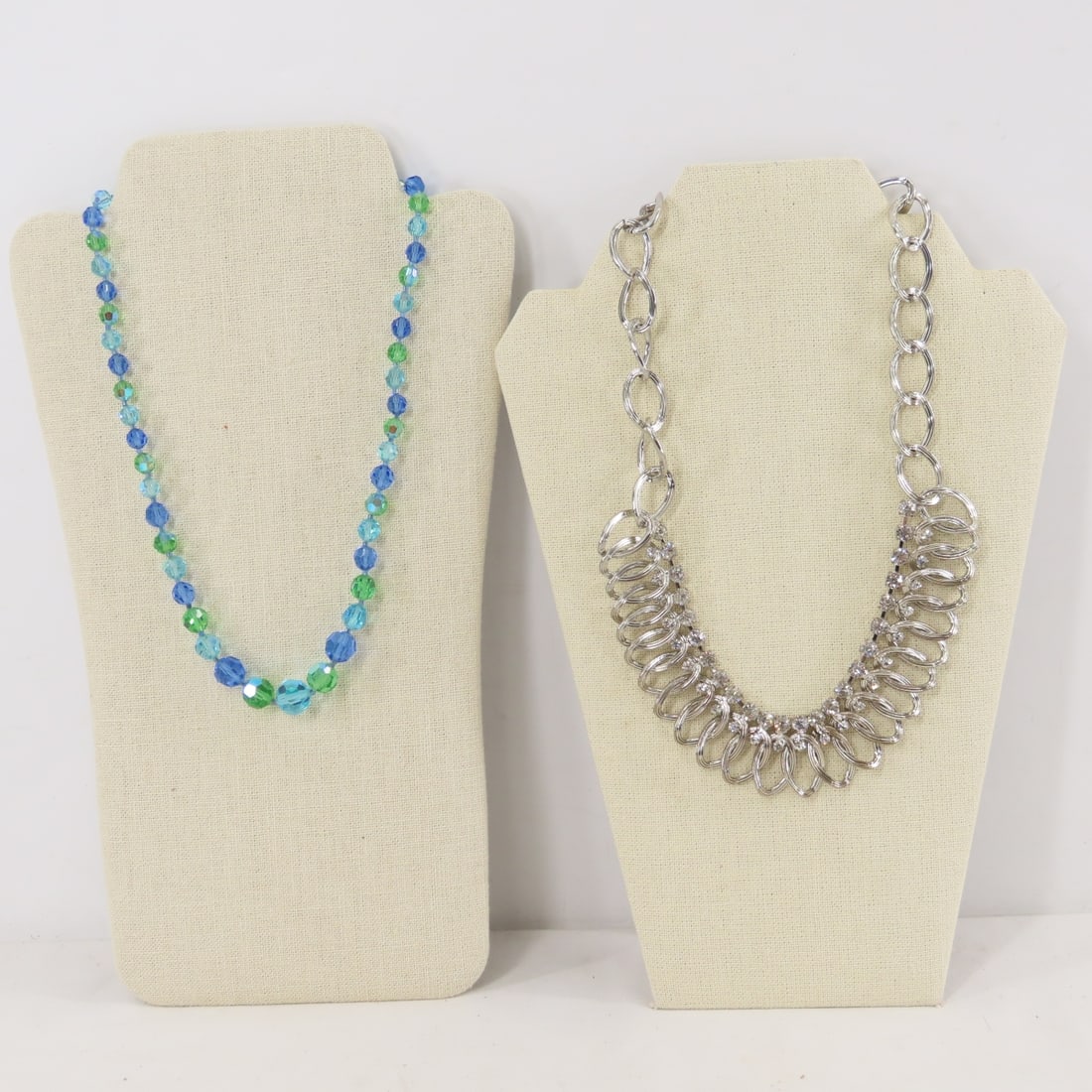 Vintage Faceted Glass Bead & Modern Jewelry - 4