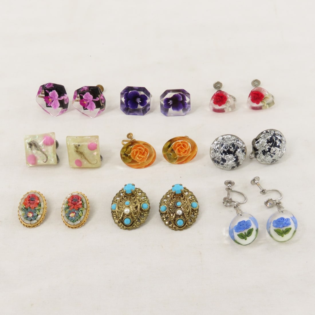 Vintage Cameo Style Pendants and Necklaces - 10
