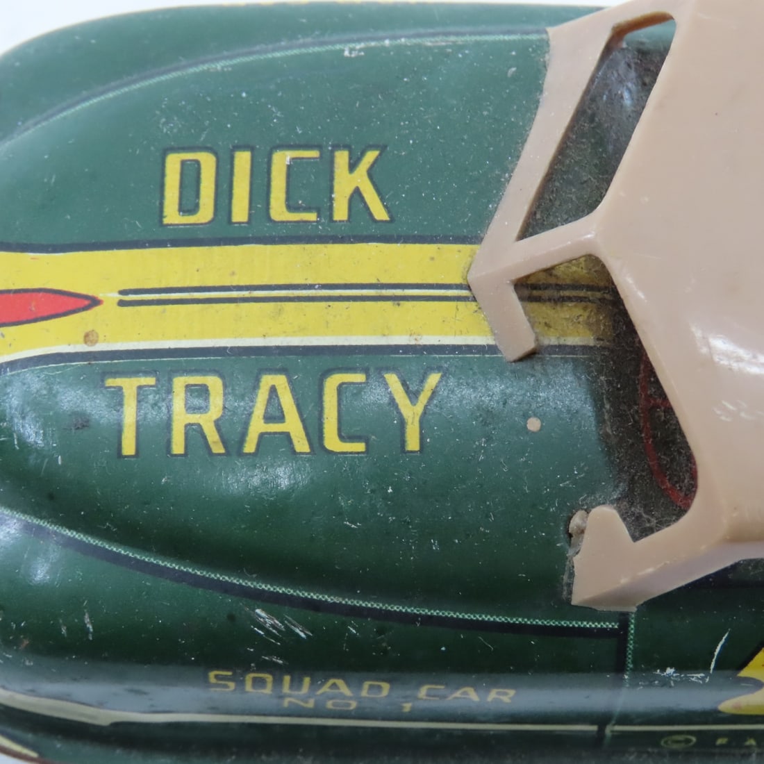 MARX Dick Tracy Tin Litho Friction Squad Car No 1 - 13
