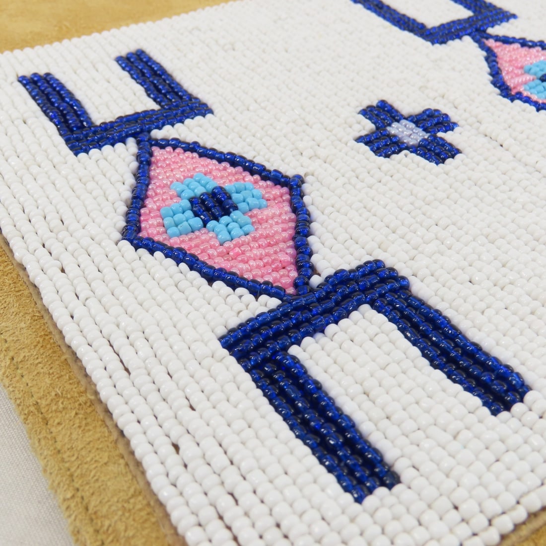 Native American Beaded & Fringed Pipe Bag - 11