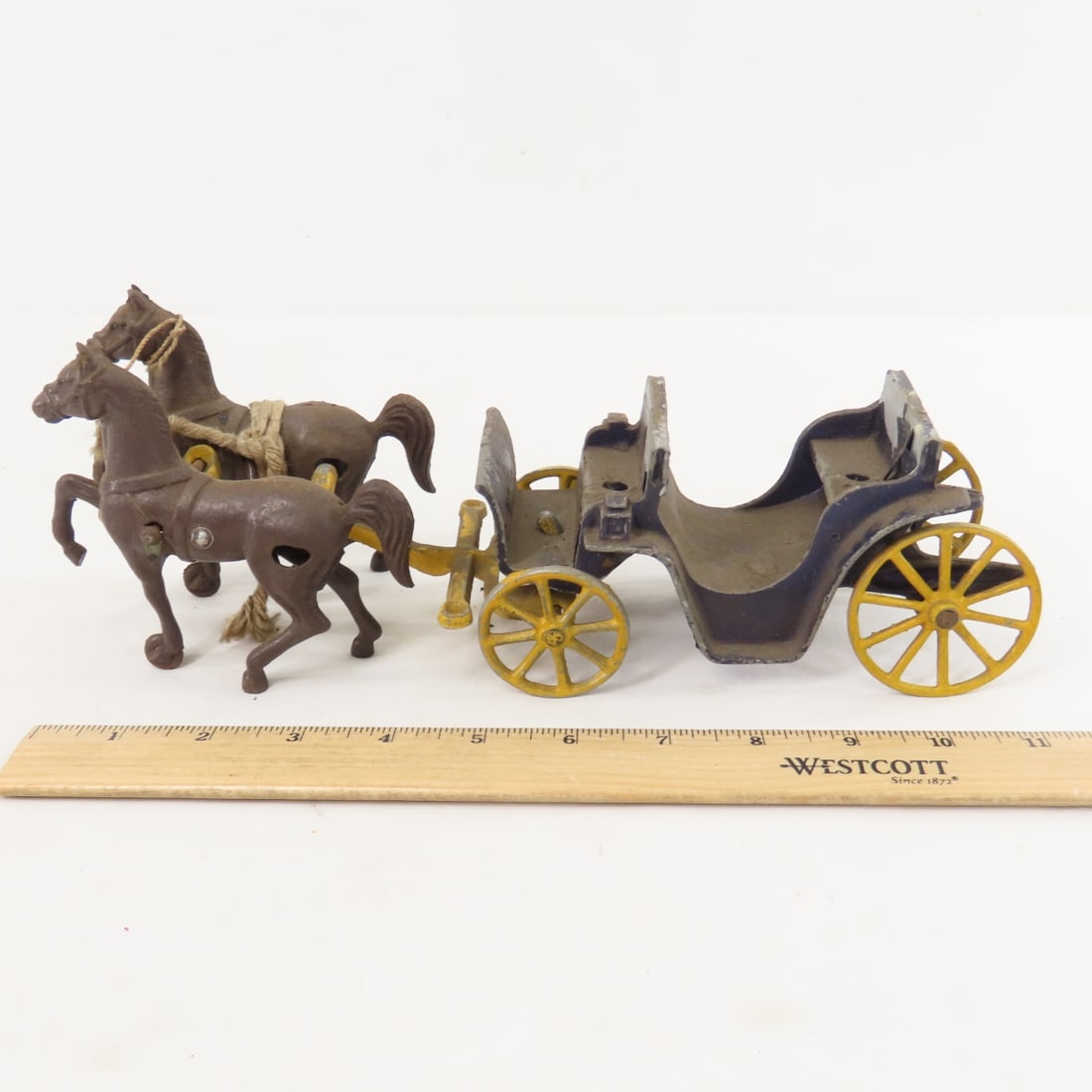 Stanley Toys Cast Metal Horse & Carriage - 3