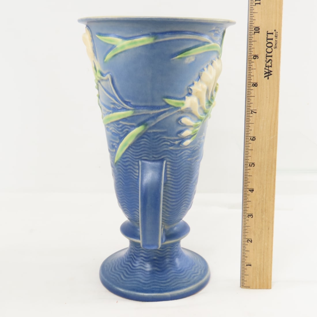 Roseville Pottery Freesia & Foxgloves Vases - 5
