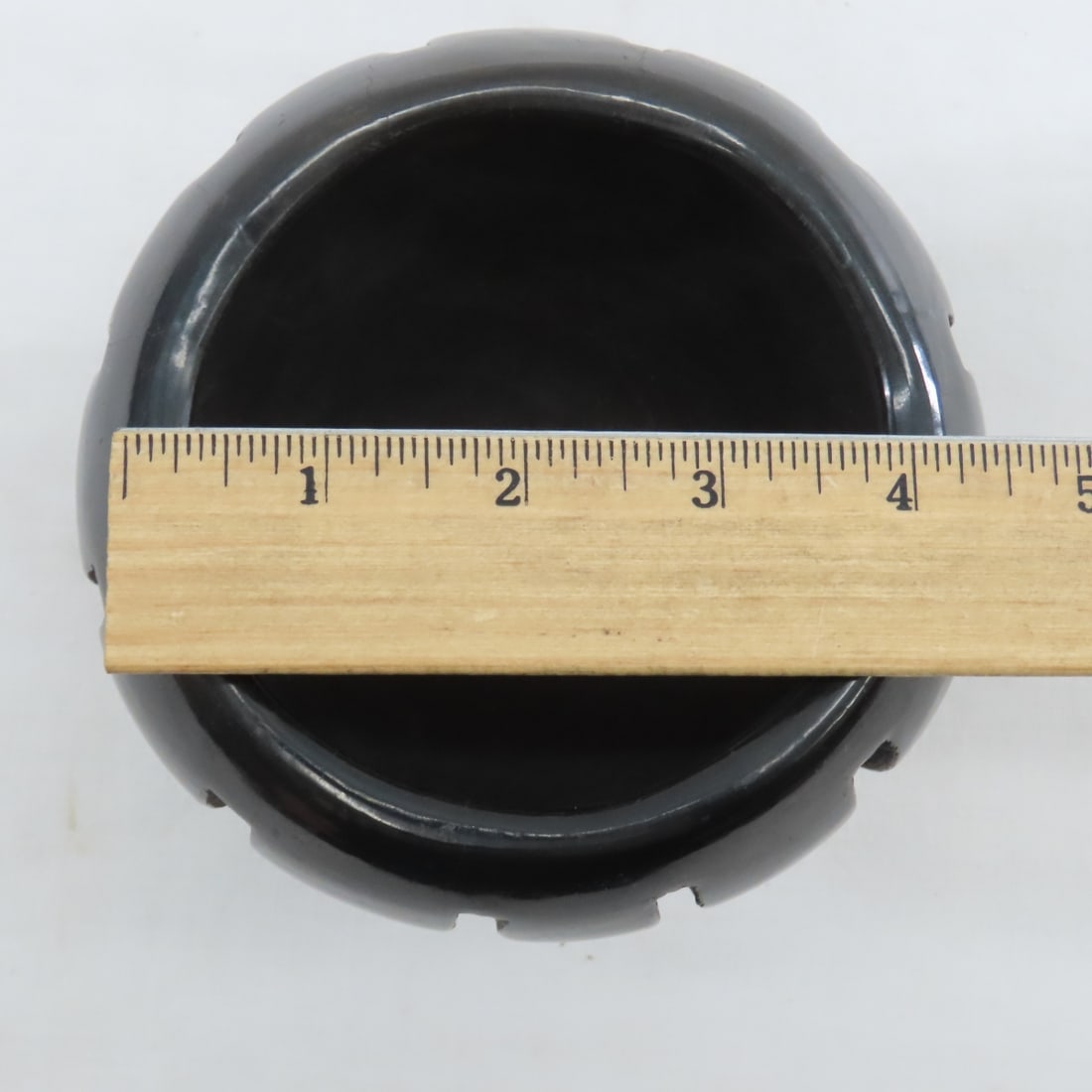 Stella Chavarria Carved Blackware Pottery Vase - 6