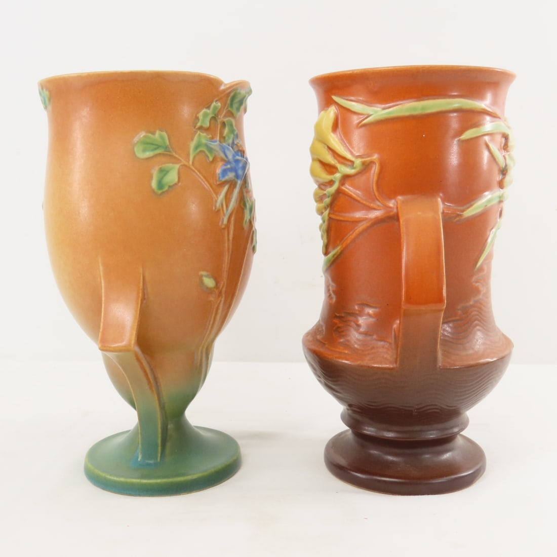 Roseville Columbine, Freesia & Clematis Vases - 3