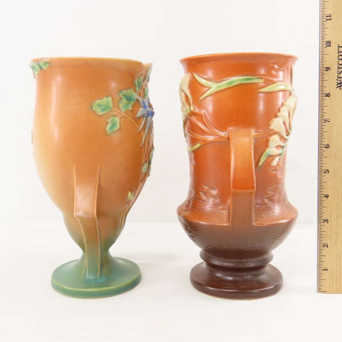 Roseville Columbine, Freesia & Clematis Vases - 5