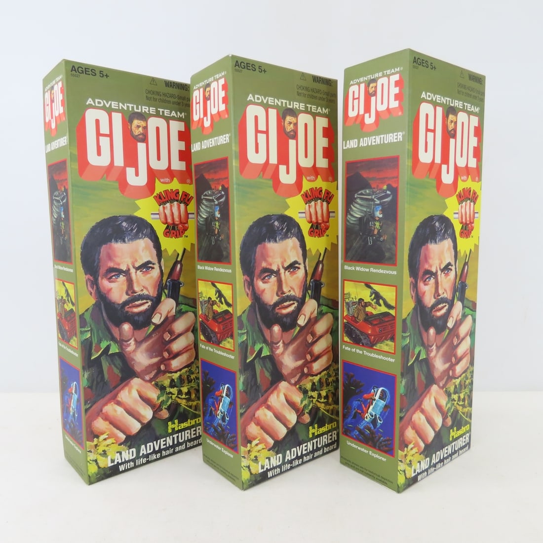 3 2006 GI Joe Land Adventurer Kung Fu Grip Figures - 18