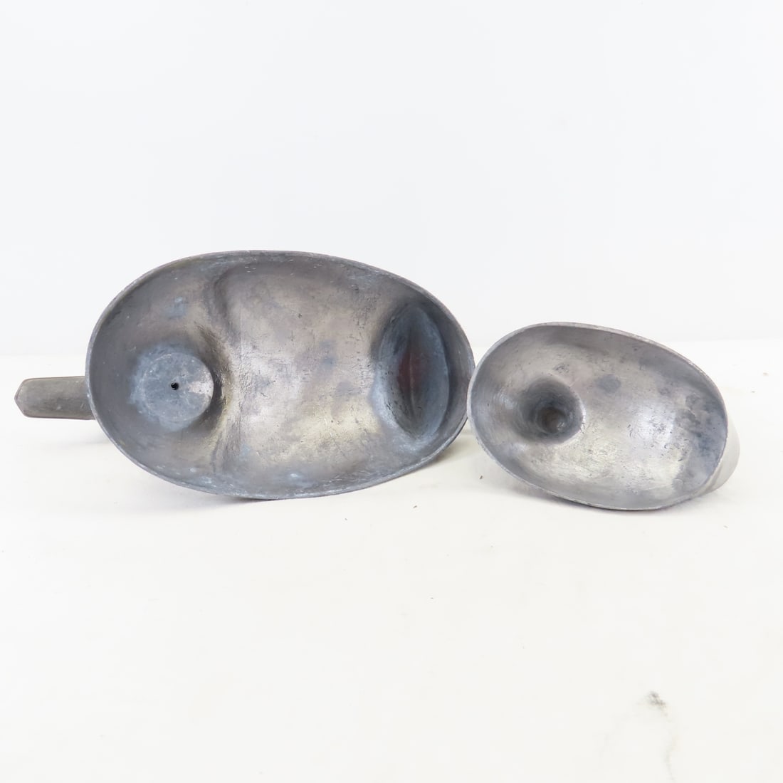 Pewter Ducks, Brass Boat & Chinese Lacquer Box - 15
