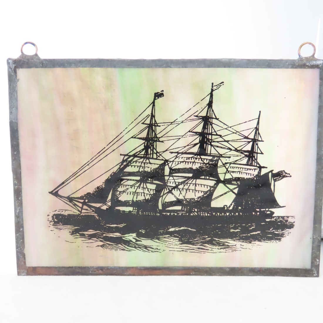 Pewter Ducks, Brass Boat & Chinese Lacquer Box - 8