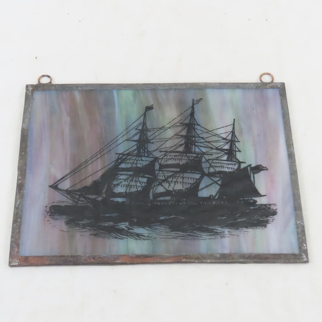 Pewter Ducks, Brass Boat & Chinese Lacquer Box - 9