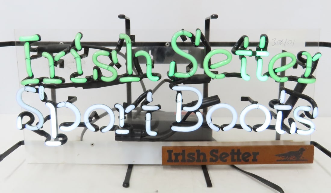 "Irish Setter Sports Boots" Neon Sign - works (1 of 11)