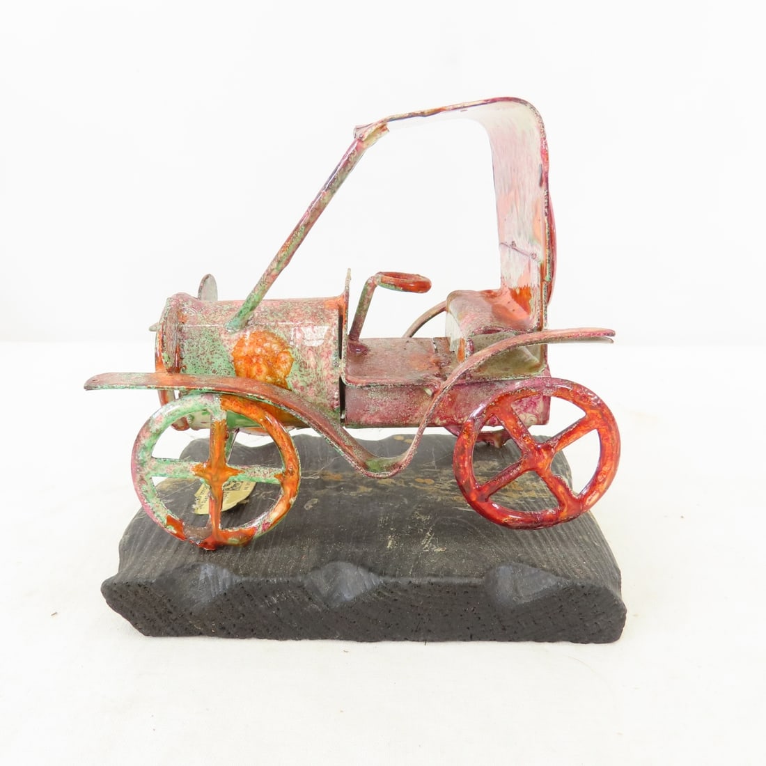 ERTL TD25 Crawler, Cast Iron Repros & Folkart Car - 12