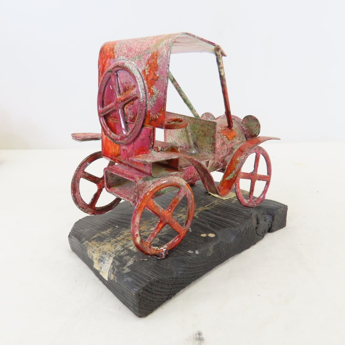 ERTL TD25 Crawler, Cast Iron Repros & Folkart Car - 15