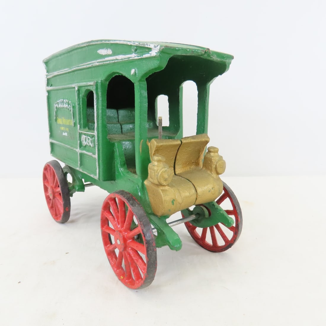 ERTL TD25 Crawler, Cast Iron Repros & Folkart Car - 7